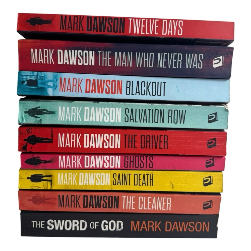 Mark Dawson JOHN MILTON Lot of 9 Paperback PB‎ Novels The Cleaner Ghost Driver